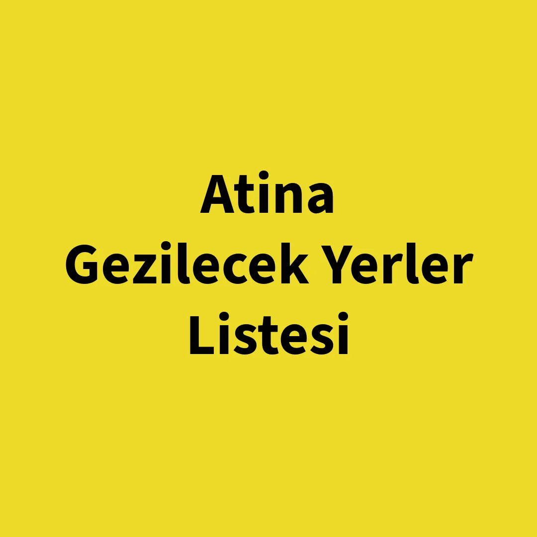 Atina Gezilecek Yerler